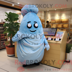 Sky Blue Potato mascot...