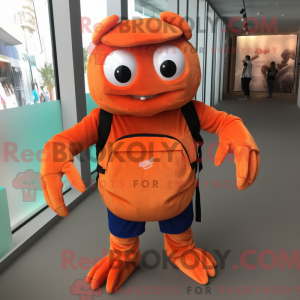 Orange Crab Cakes mascot...
