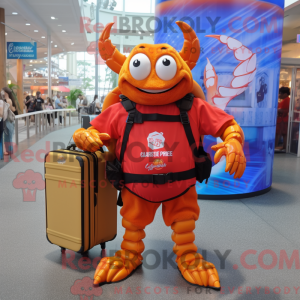 Orange Crab Cakes mascot...