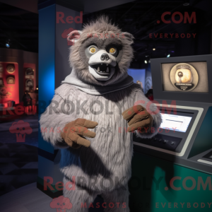 Varulv maskot kostyme...