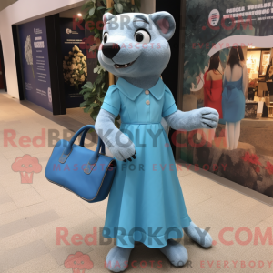 Postava maskota Sky Blue...
