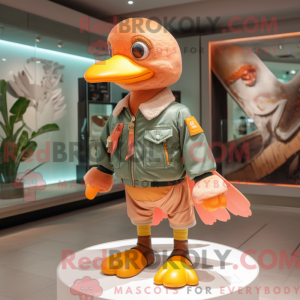 Peach Dodo Bird mascotte...