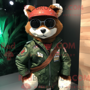 Forest Green Red Panda...