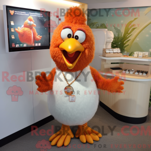 Peach Fried Chicken maskot...