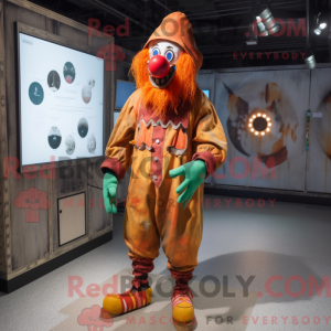 Rust Klovn maskot kostume...