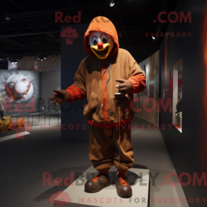 Rust Clown mascot costume...