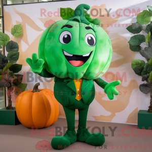 Forest Green Pumpkin maskot...