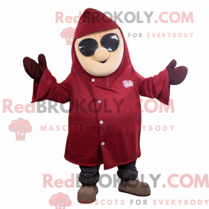 Maroon spinat maskot...