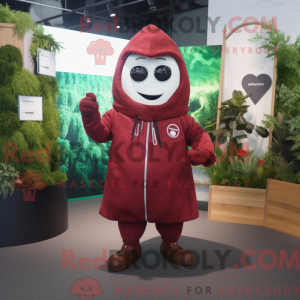 Maroon Spinach mascot...