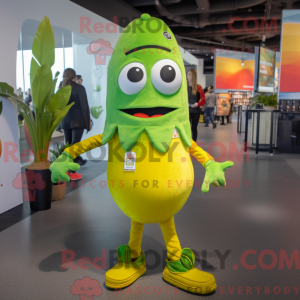 Lime Green Ceviche mascot...