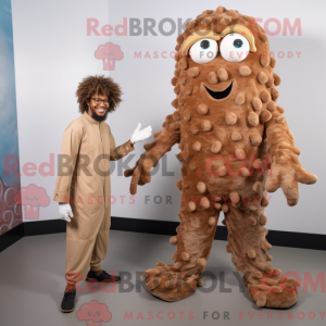 Brown Fried Calamari mascot...