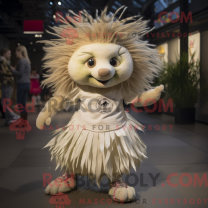 Cream Piggsvin maskot drakt...