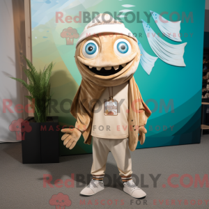 Tan Fish Tacos mascot...