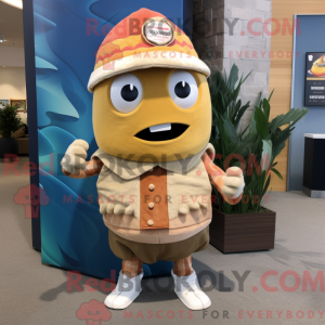 Tan Fish Tacos mascot...