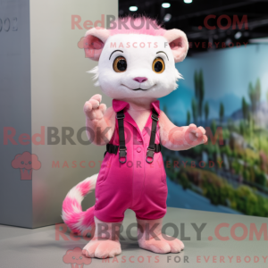 Maskottchenkostüm Rosa...
