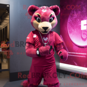 Magenta Puma máscara de...