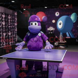 Purple Ping Pong Table...