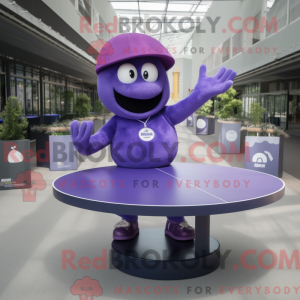 Purple Ping Pong Table...