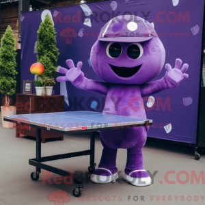Lila Ping-Pong-Tisch...