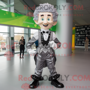 Silver Irish Dancer mascot...