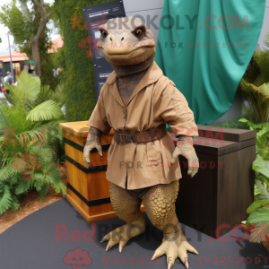 Brun Komodo Dragon...