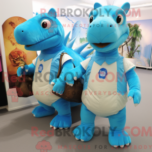 Cyan Ankylosaurus...