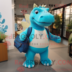 Cyan Ankylosaurus...