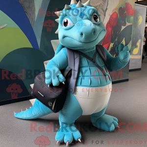 Cyan Ankylosaurus...