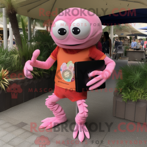 Pink Crab Cakes mascot...