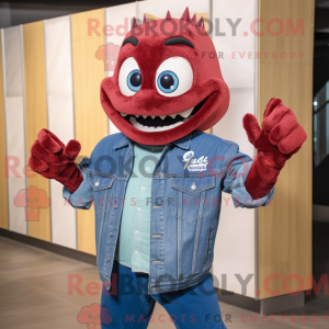 Maroon Barracuda mascot...