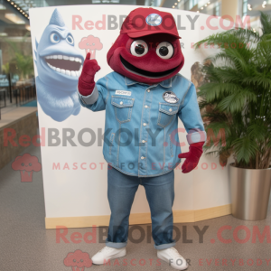 Maroon Barracuda mascot...