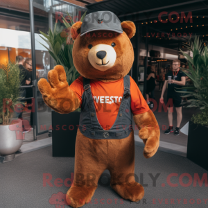 Rust Bear Maskottchen...