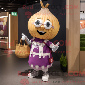 Løg maskot kostume karakter...