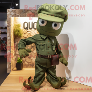 Olive Octopus mascot...