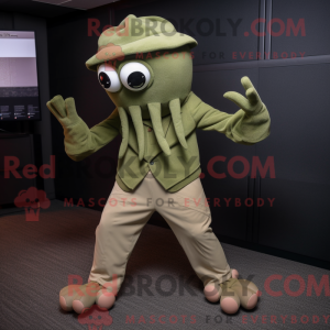 Olive Octopus mascot...