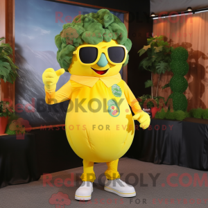 Citrongul Broccoli maskot...