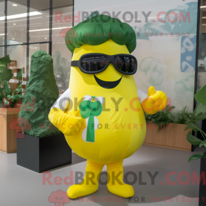 Citrongul Broccoli maskot...