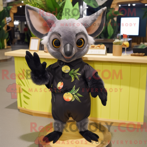Olive Fruit Bat mascot...