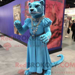 Disfraz de mascota Sky Blue...