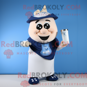 Navy Bottle Of Milk mascot...