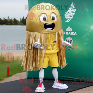 Gold Jellyfish mascot...