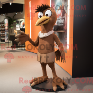 Brown Archeopteryx mascot...