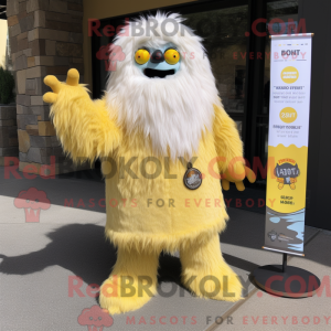 Citrongul Yeti maskot...