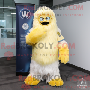 Citrongul Yeti maskot...