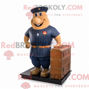 Maskottchenkostüm Navy...