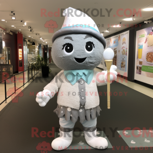 Gray Ice Cream mascot...