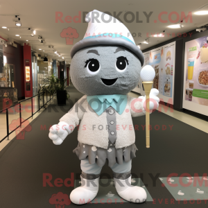 Gray Ice Cream maskot...