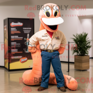 Peach Titanoboa maskot...