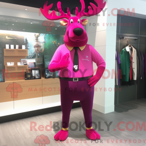 Disfraz de mascota Magenta...