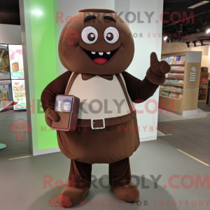 Brun Candy-maskotkostyme...